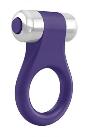 Ovo B1 Vibrating Ring-lilac Chrome