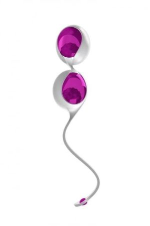 Ovo L1 Silicone Love Balls White And Light Violet