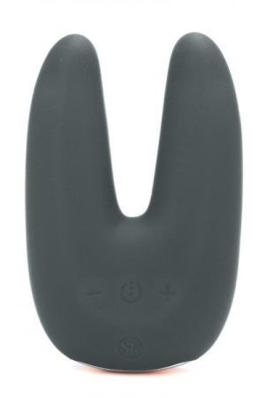 Dual Motor Clitoral Vibrator - Gray