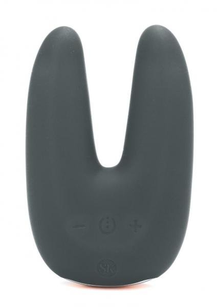 Dual Motor Clitoral Vibrator - Gray