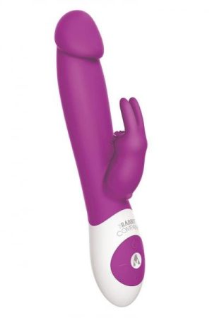 The Realistic Rabbit Vibrator Deep Rose Purple