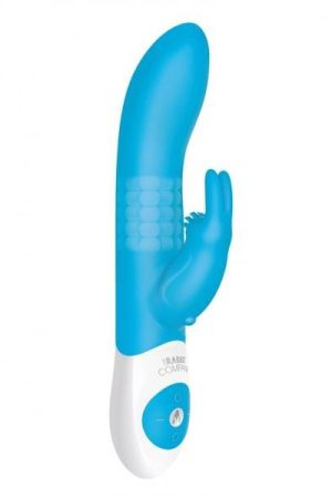 The Beaded Rabbit Vibrator XL Aqua Blue