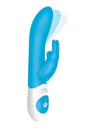 The Come Hither Rabbit Vibrator XL Aqua Blue