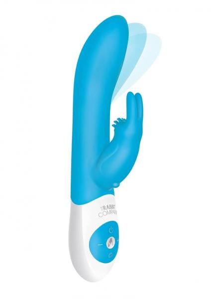 The Come Hither Rabbit Vibrator XL Aqua Blue