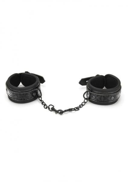 Ws- Diamond Hand Cuff - Black