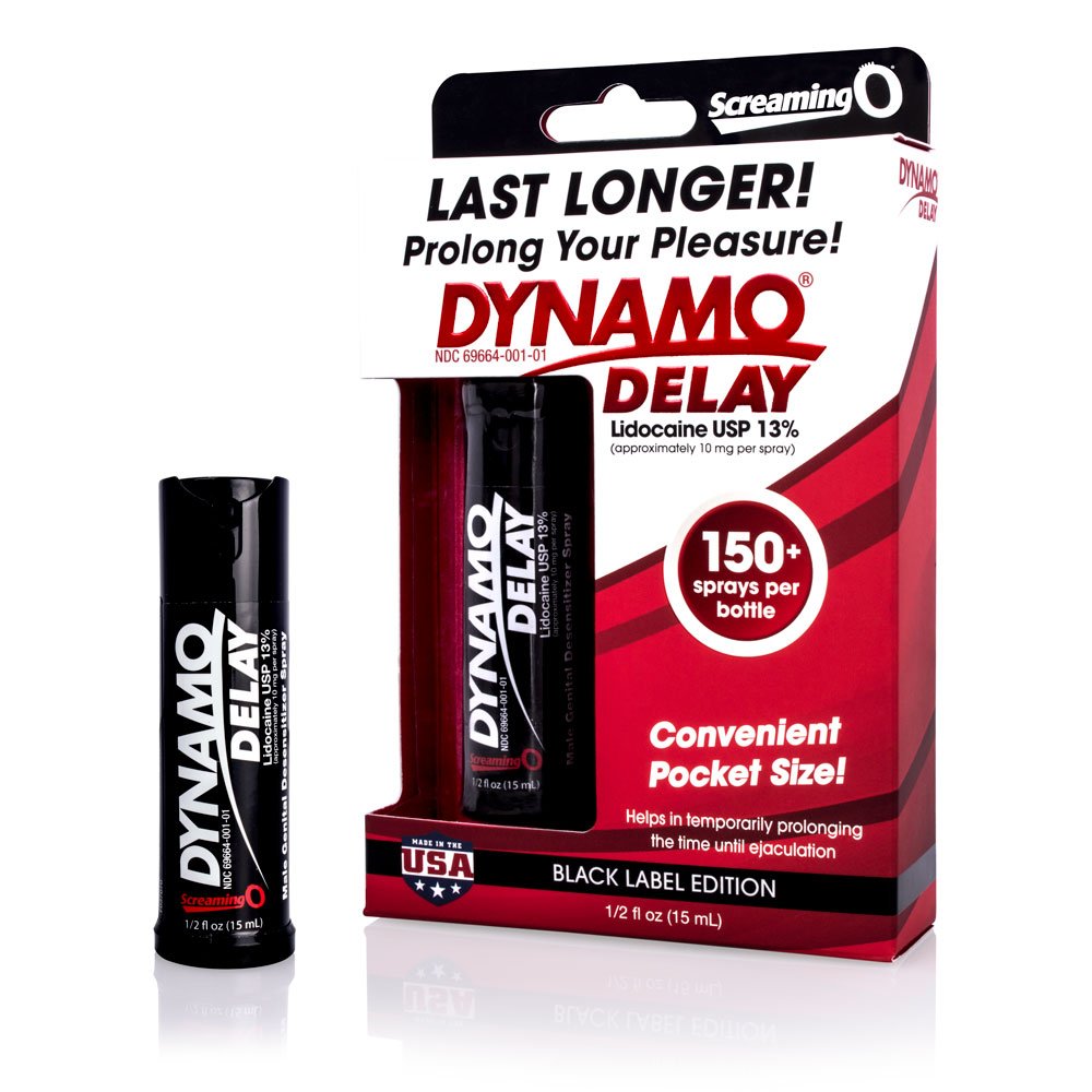 Screaming O Dynamo Delay Spray Black Series 6Pc Display