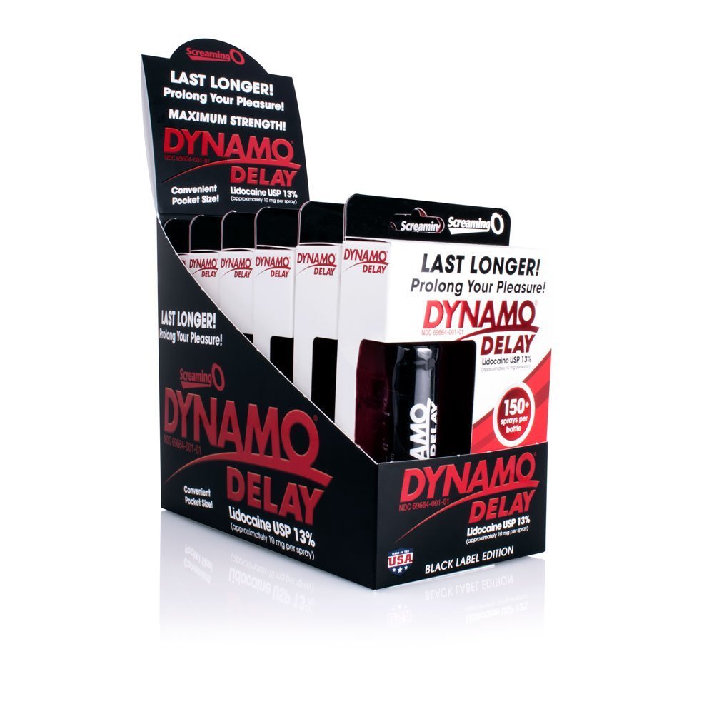 Screaming O Dynamo Delay Spray Black Series 6Pc Display - Image 4