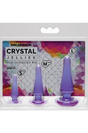 Crystal Jellies Anal Initiation Kit Purple