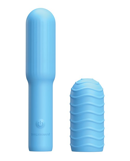 Pocket Rocket Elite Rechargeable W/removable Sleeve - Sky Blue - Image 2
