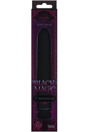 Black Magic Velvet Touch Vibrator Waterproof  - Black
