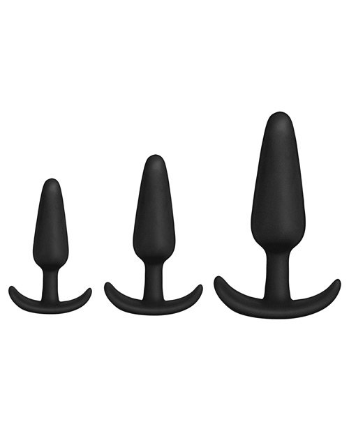 Mood Naughty 1 Anal Trainer Set Black 3 Plugs - Image 2