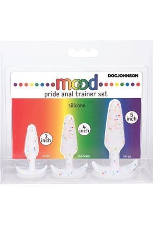 Mood Pride Anal Trainer Set - Multi Colored Set Of 3