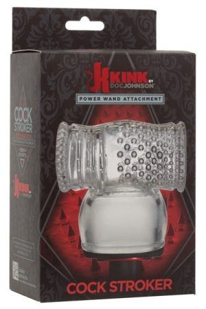 Kink Wand Cock Stroker Attachment Clear