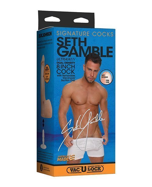 SIGNATURE COCKS SETH GAMBLE 8 IN W/ REMOVEABLE VAC-U-LOCK SUCTION CUP