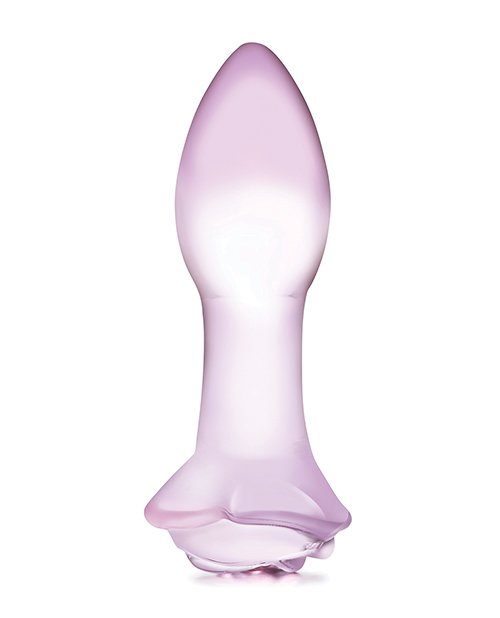 GLAS 5 ROSEBUD GLASS BUTT PLUG " - Image 2