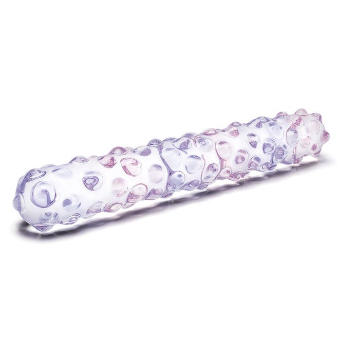 Glas 9 Purple Rose Nubby Dildo " - Image 2