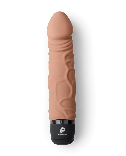 Powercocks 6.5In Vibrator Mocha - Image 2
