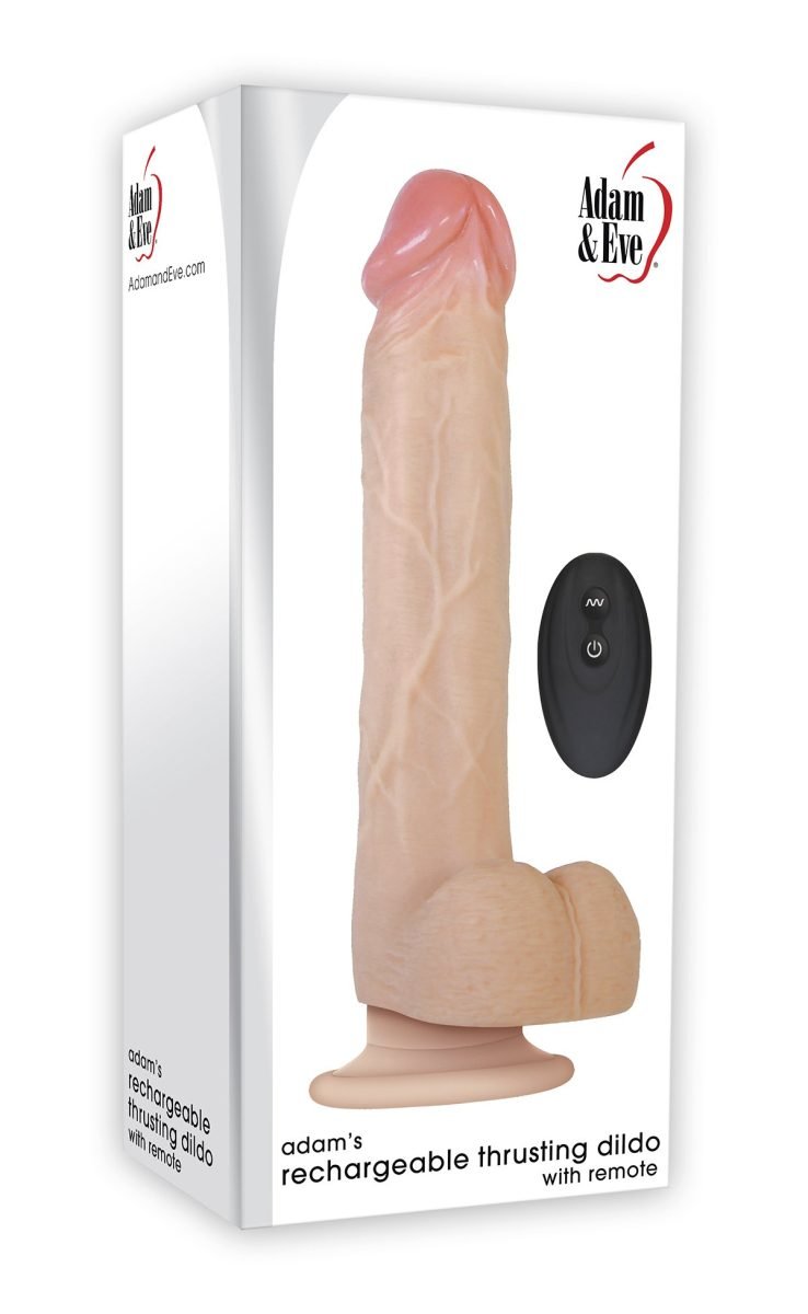 ADAM & EVE ADAM'S RECHARGEABLE DILDO W/ REMOTE - Image 4