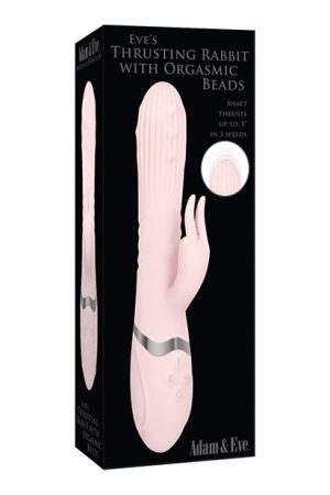 Adam & Eve Eve'S Thrusting Rabbit W/ Orgasmic Beads