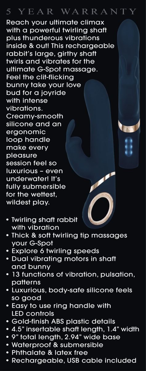ADAM & EVE EVE'S TWIRLING RABBIT VIBRATOR - Image 4