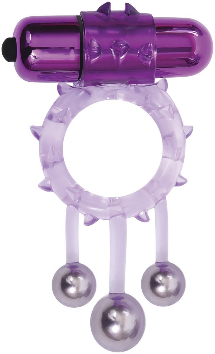 ADAM & EVE TRIPLE BALL BANGIN' VIBRATING RING