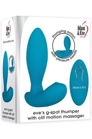 ADAM & EVE EVE'S G-SPOT THUMPER W/ CLIT MOTION MASSAGER