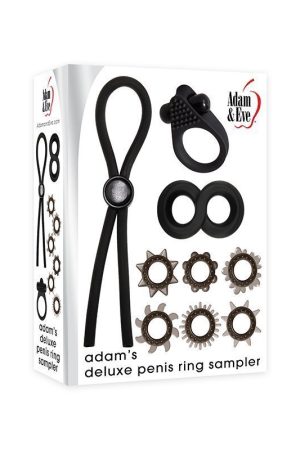 Adam & Eve Adams Deluxe Penis Ring Sampler