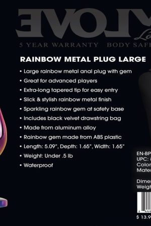 RAINBOW METAL PLUG LARGE