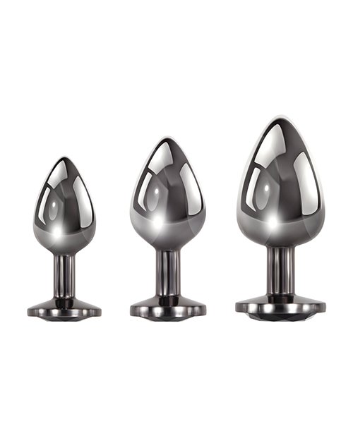 EVOLVED GEM BLACK ANAL PLUG SET - Image 3