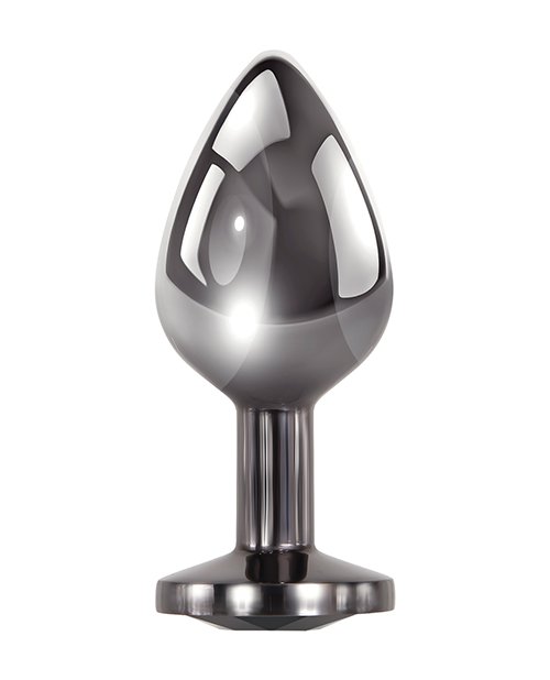 EVOLVED GEM BLACK ANAL PLUG MEDIUM - Image 4