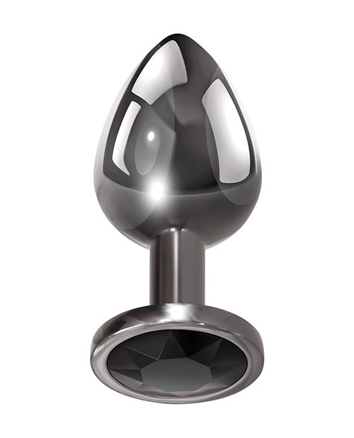 EVOLVED GEM BLACK ANAL PLUG MEDIUM - Image 5