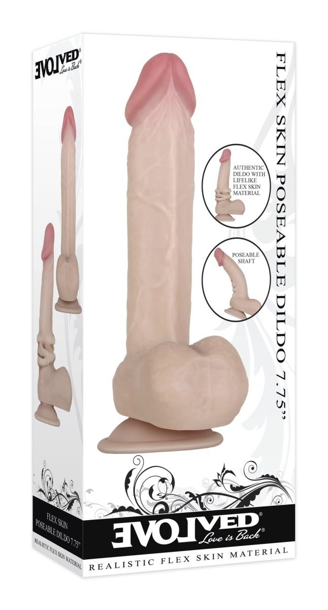 EVOLVED FLEXSKIN POSEABLE DILDO LIGHT