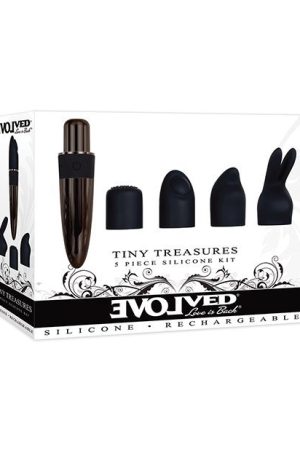 EVOLVED TINY TREASURES 5 PC SILICONE VIBE KIT