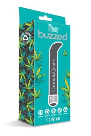 PRINTS CHARMING BUZZED 7 G SPOT VIBE CANNA QUEEN GREY "
