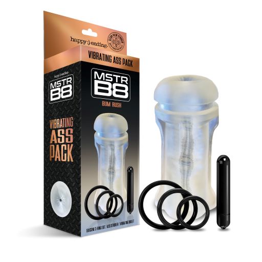 MSTR B8 VIBRATING ASS PACK BUM RUSH 5 PC KIT