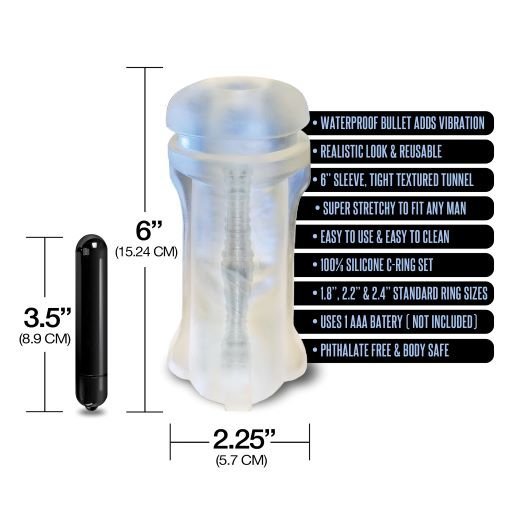 MSTR B8 VIBRATING STROKER PACK HAND CUFF 5 PC SET - Image 4