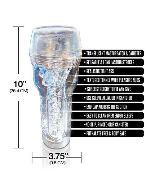 MSTR B8 IN THE CLEAR ASS STROKER - Image 5