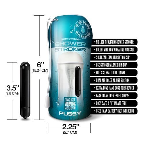 HAPPY ENDING VIBRATING SHOWER STROKER PUSSY - Image 2