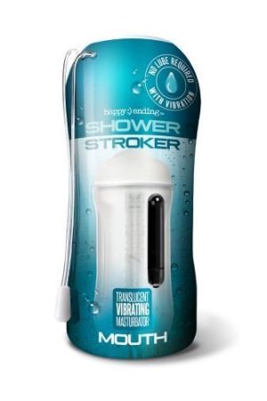 HAPPY ENDING VIBRATING SHOWER STROKER MOUTH