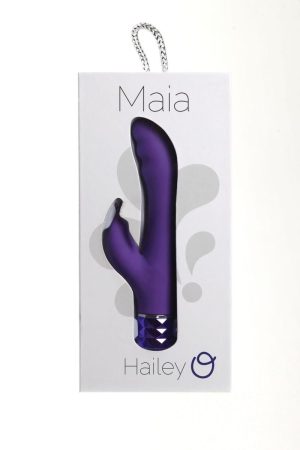HAILEY SILICONE RABBIT PURPLE