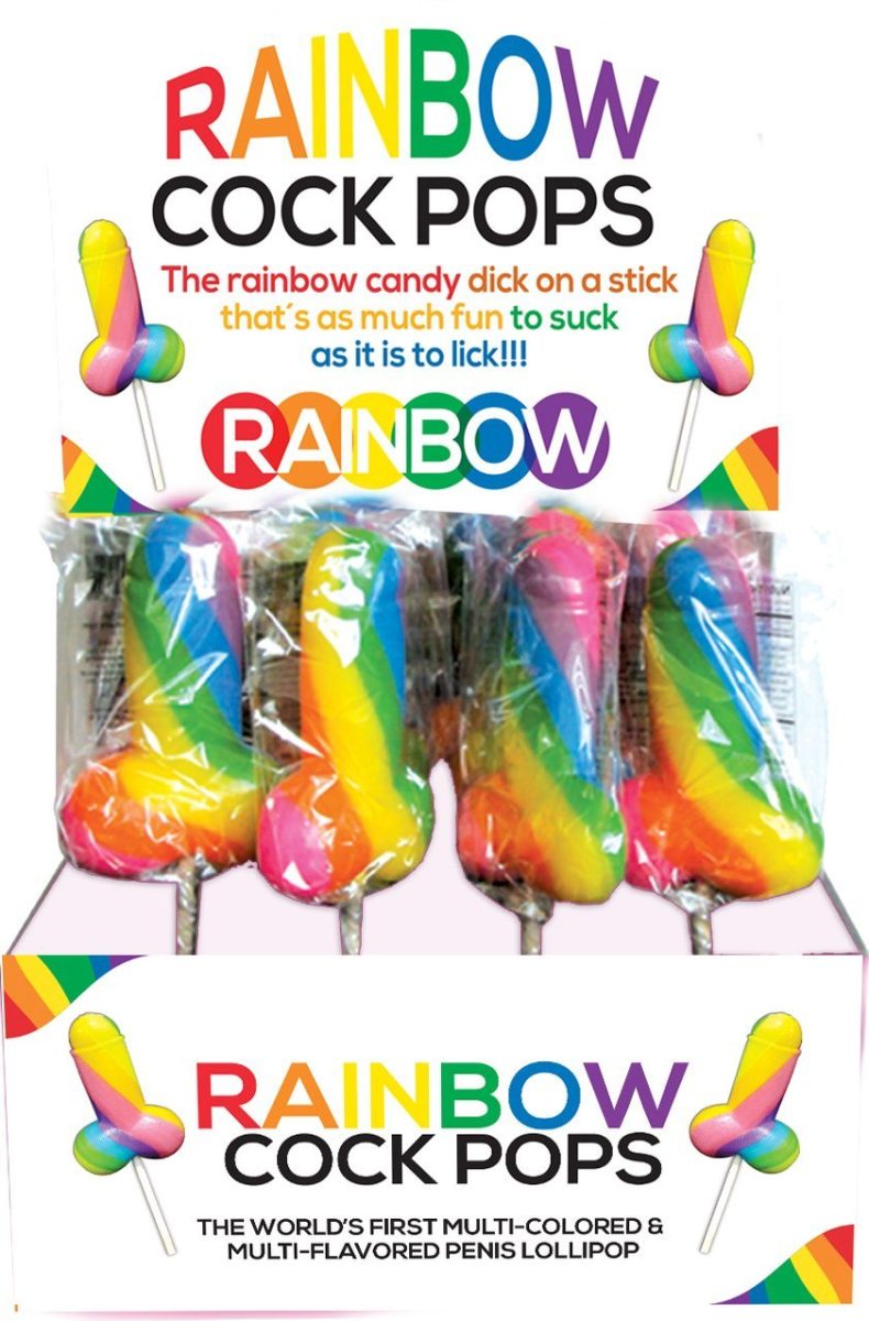 Rainbow Cock Pop 12Pc Display - Image 2