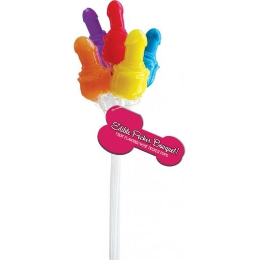 Pecker Candy Bouquet 72 Pcs Pail Display - Image 3