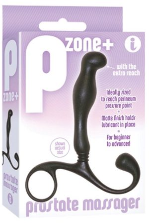 P Zone Plus Prostate Massager Black