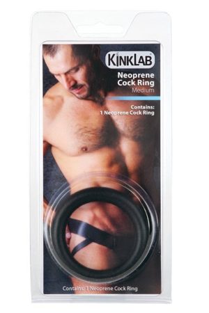 Kinklab thin neoprene cock ring - 1.75in