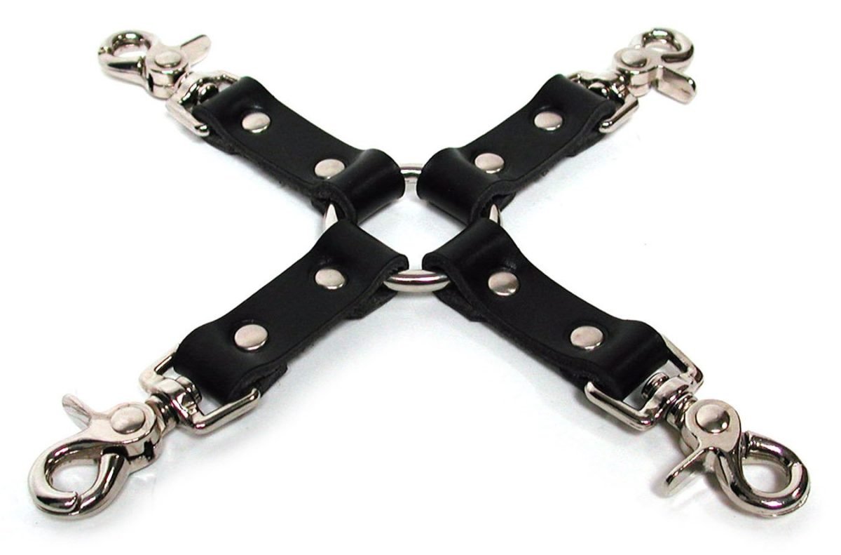 HOG TIE LEATHER BLACK