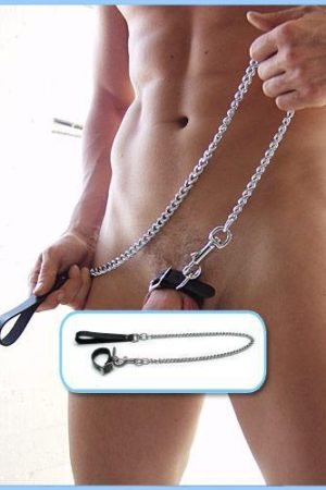 BUCKLING COCKRING & CHAIN LEASH SET