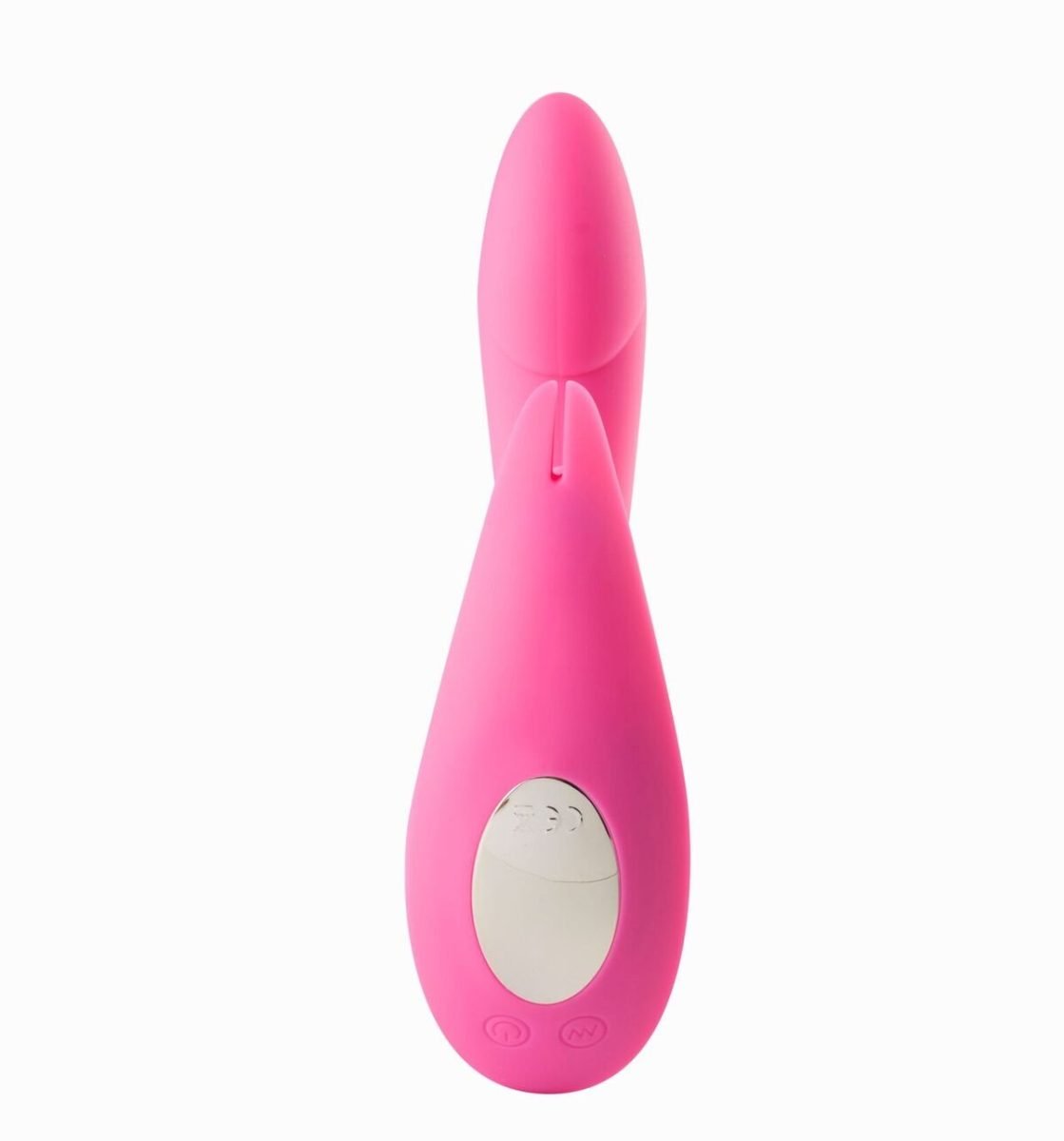 LEAH RECHARGEABLE SILICONE RABBIT MASSAGER NEON PINK - Image 2