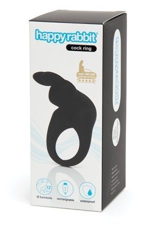 Happy Rabbit Rabbit Cock Ring Black