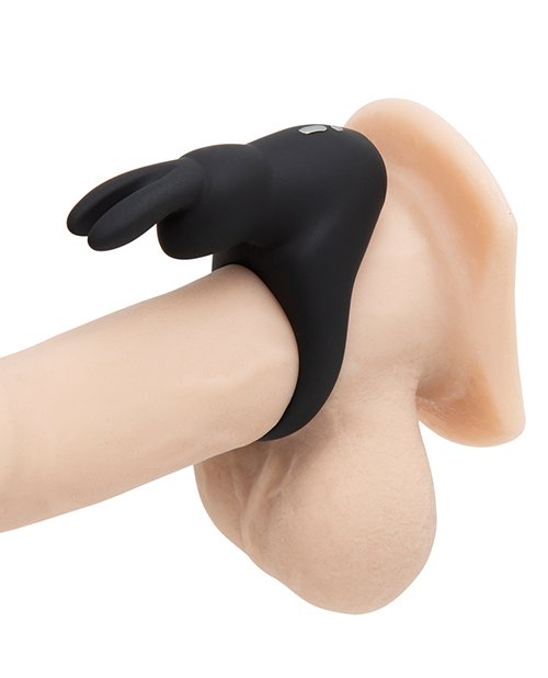Happy Rabbit Rabbit Cock Ring Black - Image 4