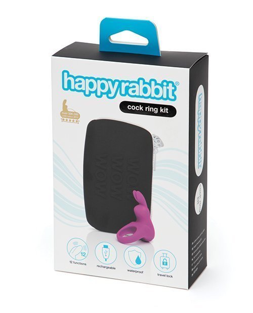HAPPY RABBIT COCK RING KIT 2PC